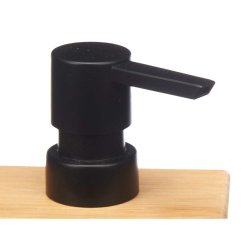 Tvldispenser Berilo 15342 Svart Bambu Plast 9,7 x 15 x 5,8 cm (