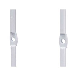 Kldhngare Vit Metall Set 2 Delar (6 antal)