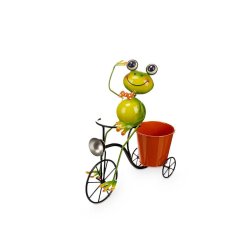 Kruka Ibergarden 324-26939A Gul Rd Grn Metall Cykel Groda 31,5