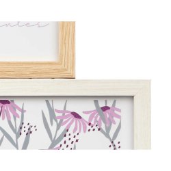 Fotoram 411408K Naturell Metall Tr MDF (8 antal)