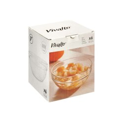 Blandskl Vivalto 76760 Transparent Glas 14 x 6,5 x 14 cm 6 anta