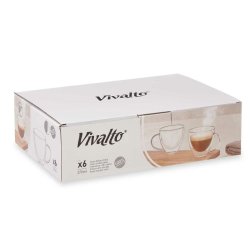 Koppar Vivalto Transparent 270 ml (6 antal)