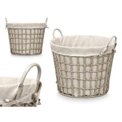 Korg Kipit Gr Polyester Tyg polypropen Jrn Plast 50 % bomull (