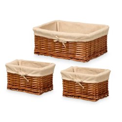 Korgset Kipit HX31449S/3 Naturell Polyester vide Tyg 50 % bomull