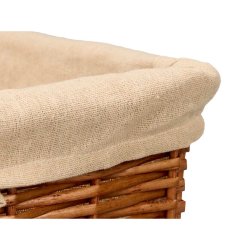 Korgset Kipit HX31449S/3 Naturell Polyester vide Tyg 50 % bomull