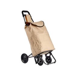 Kundvagn Kinvara WR3069-3 Svart Beige 30 L 22 x 98 x 38 cm (6 an