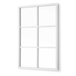 Vggspegel Gift Decor Vit Terek 70 x 47 x 2 cm (6 antal)