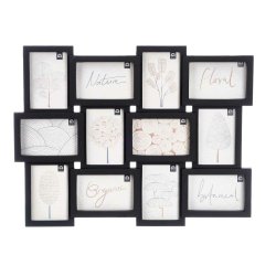 Fotoram f�r upph�ngning Gift Decor Svart polypropen (4 antal)