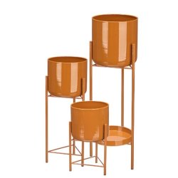 Set med planteringskrl Gift Decor Takpanna Jrn 3 Delar (2 anta