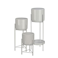 Set med planteringskrl Gift Decor Gr Jrn 3 Delar (2 antal)