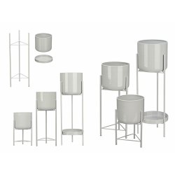 Set med planteringskrl Gift Decor Gr Jrn 3 Delar (2 antal)