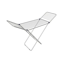 Kldhngare hopfllbar Gimi Alucom X Legs Silvrig Stl Aluminium