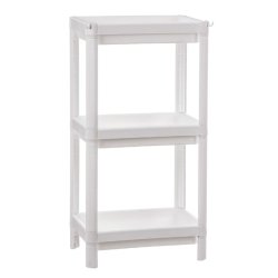 Badrumshyllor Ballete Vit Plast 35,5 x 23 x 75 cm