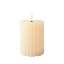 LED Ljus Lumineo Beige  7,5 x 12,3 cm Med relief (AAA)