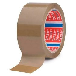 Sjlvhftande band TESA 132 m Brun (6 antal)