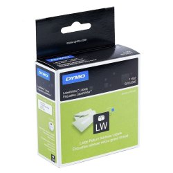 Etiketter till Skrivare Dymo 500 Delar 25 x 54 mm Vit Svart (6 a