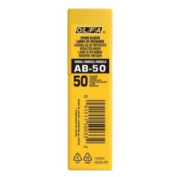 Skrblad Olfa AB-50 9 mm 50 Delar 6 antal