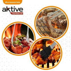 Grillredskap Aktive Silikon Rostfritt stl 12 antal 7,5 x 35 x 1