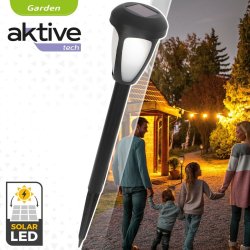 Uppsttning med solcellsstav Aktive 12 Delar Plast 7 x 37 x 7 cm