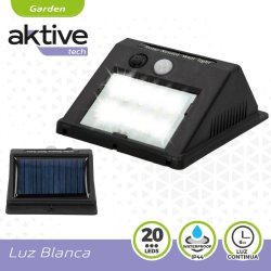 LED-lampa med rrelsesensor Aktive Plast 9 x 12 x 5 cm (6 antal)