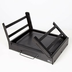 Brbar Grill Aktive Rektangulr Svart Stl 40 x 20 x 28 cm