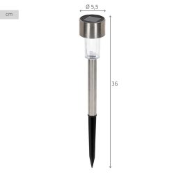 Solcellsdriven trdgrdspinne Aktive Plast 5,5 x 36 x 5,5 cm (24