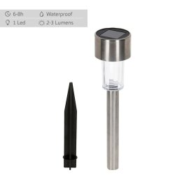 Solcellsdriven trdgrdspinne Aktive Plast 5,5 x 36 x 5,5 cm (24