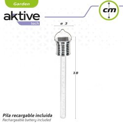 Solcellslampa Aktive 3 x 17,5 x 3 cm (24 antal)