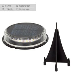 Uppsttning med solcellsstav Aktive 2 Delar Plast 12 x 13,5 x 12