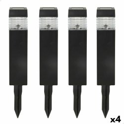 Uppsttning med solcellsstav Aktive 4 Delar Plast 6 x 39,5 x 6 c