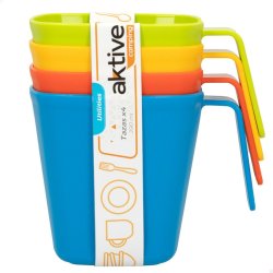 Glasset Aktive Multicolour 390 ml Picknick 24 antal 4 Delar