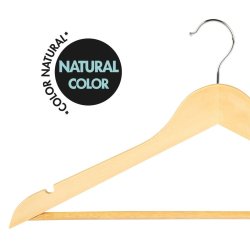 Kldhngarset Max Home Naturell Tr Stl 44,5 x 23 x 1 cm 20 Del