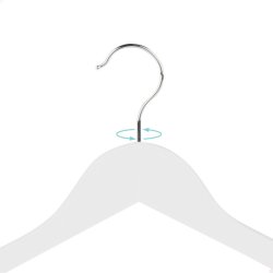Kldhngarset Max Home Vit Tr Stl 44,5 x 23 x 1 cm 20 Delar (4