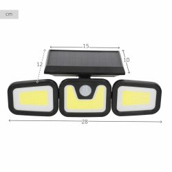 solcellslampo Aktive 28 x 9 x 12 cm (4 antal)