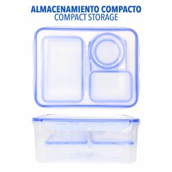 Set med stapelbara, hermetiskt frslutna, matldor Max Home 29 x