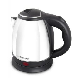 Vattenkokare Esperanza EKK128W Vit Svart Rostfritt stl Plast 13