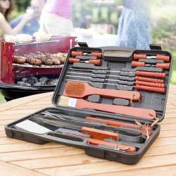 Portflj BBQ Barbecase InnovaGoods 18 Delar