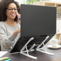 Vikbart och justerbart stativ fr brbar dator Flappot InnovaGoo
