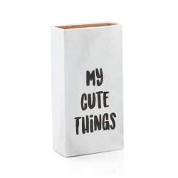 Liten papperskasse Oh My Home (15 x 30 x 8 cm)