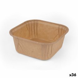 Set med Formar fr Bakverk Algon Papper 6,5 x 6,5 x 3,5 cm 25 De