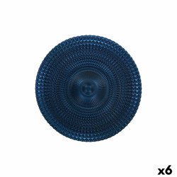 Platt skl Alfares Alfares Bl Glas  31 cm (6 antal)