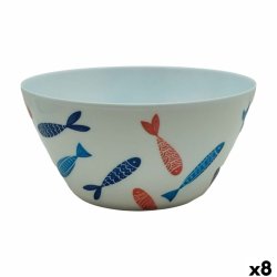 Salladsskl La Mediterrnea FISHER 25,5 x 13,5 cm (8 antal)