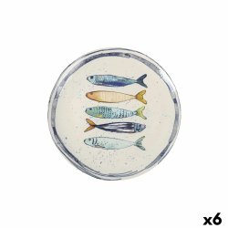 Platt skl La Mediterrnea Peixe  26 cm (6 antal)