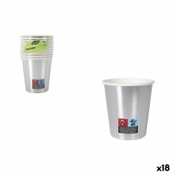 Glasset Algon Silvrig 200 ml 10 Delar (18 antal)