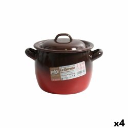 Gryta med lock La Estrella Fuego  12 x 11 cm (4 antal)
