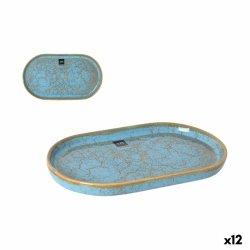 Servingsfat La Mediterrnea Scratch blue (12 antal)