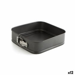 Bakform Quid Sweet Grey Svart Metall 24 cm (12 antal)