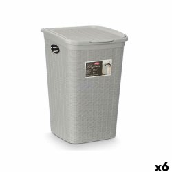 Hinkbehllare Stefanplast 30081 Ljusgr Plast 50 L 36 x 54,5 x 3