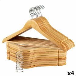 Kldhngarset Max Home Naturell Tr Stl 44,5 x 23 x 1 cm 20 Del
