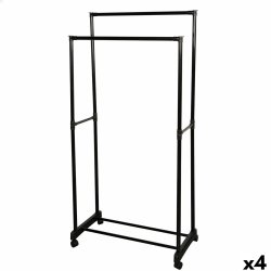 Kapphngare Max Home Stl Plast 75 x 157 x 40 cm (4 antal)